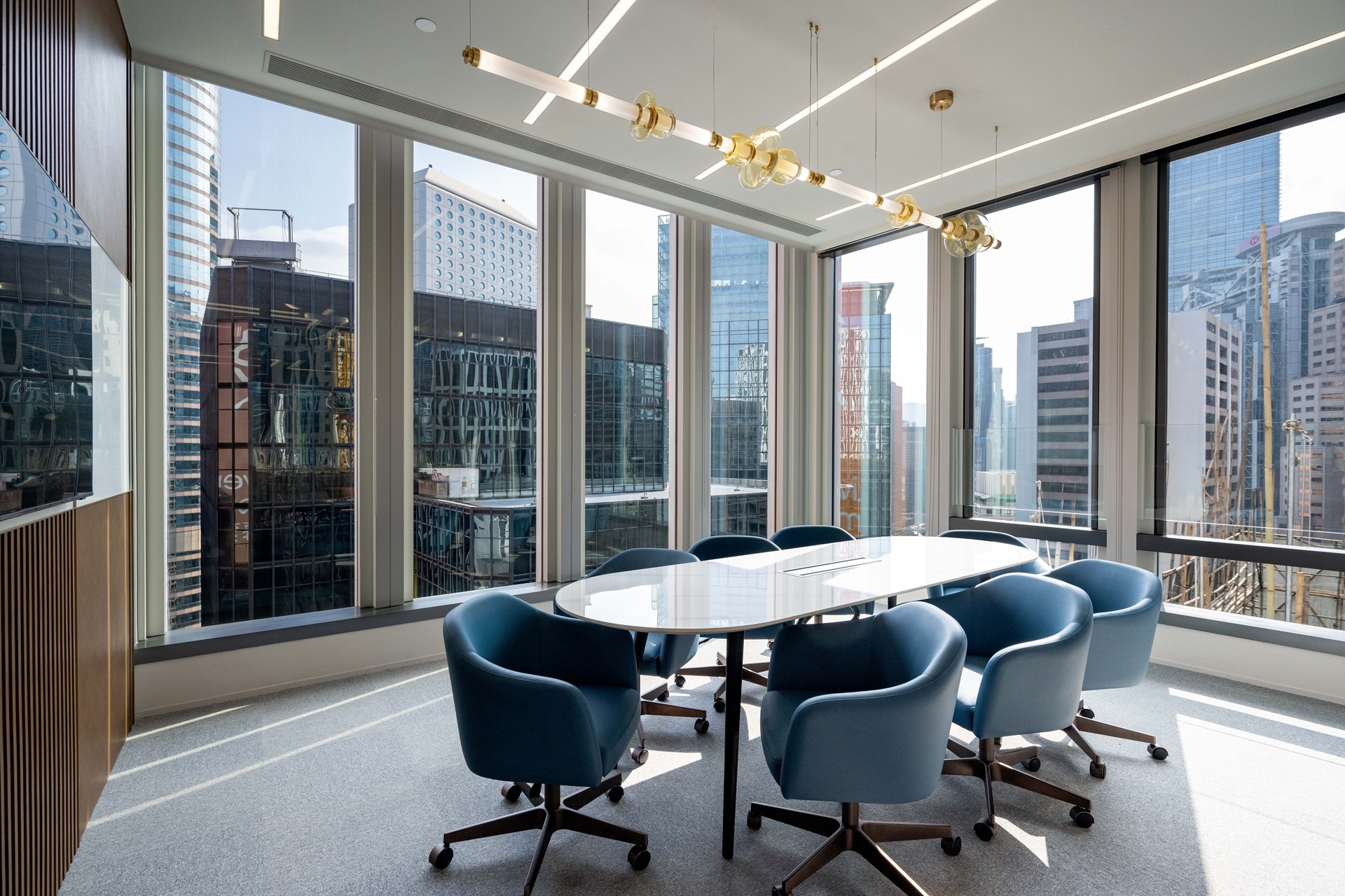 Private boardroom in a Hong Kong high-rise